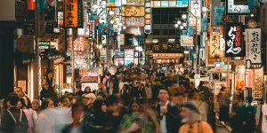 Busy Tokyo streets